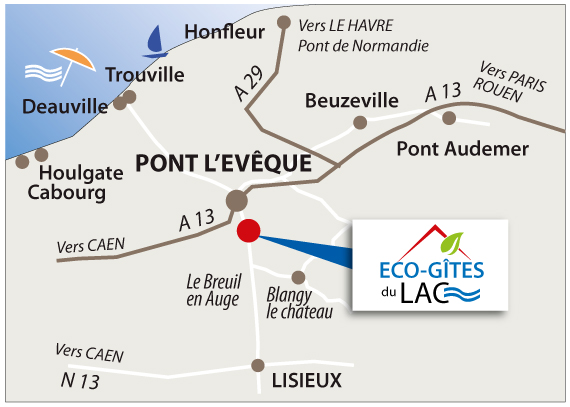 Eco-Domaine du Lac - Maisons d'Hôtes - Salles de Réceptions - Gîtes de Groupes - Pont L'Evêque - Normandie